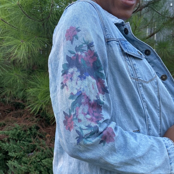 NWT Vintage America Denim Jacket - Picture 2 of 5